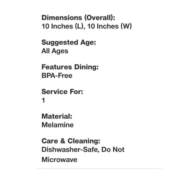 4 Piece Set Hyde and Eek Halloween Plates 10" Ghost Melamine Plastic - BPA Free - Picture 5 of 7